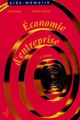 Couverture du produit · Economie d'entreprise