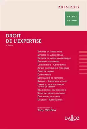 Couverture du produit · Droit de l'expertise