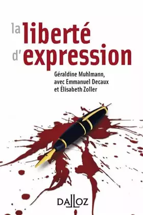 Couverture du produit · La liberté d'expression. - 1re édition