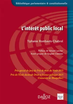 Couverture du produit · L'intérêt public local