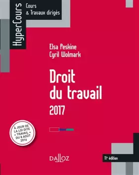 Couverture du produit · Droit du travail 2017 - 11e éd.