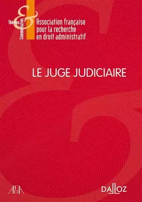 Couverture du produit · Le juge judiciaire