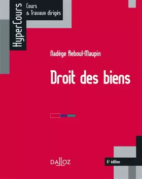 Couverture du produit · Droit des biens