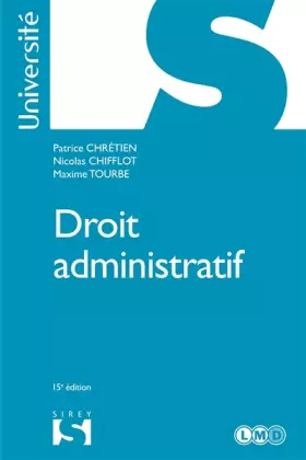 Couverture du produit · Droit administratif - 15e éd.