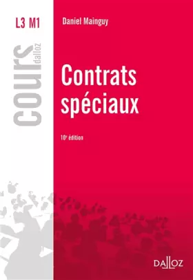 Couverture du produit · Contrats spéciaux - 10e éd.