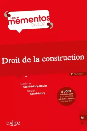 Couverture du produit · Droit de la construction