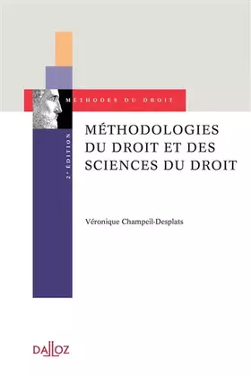 Couverture du produit · Méthodologies du droit et des sciences du droit 2ed