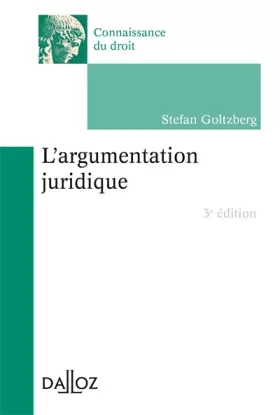 Couverture du produit · L'argumentation juridique