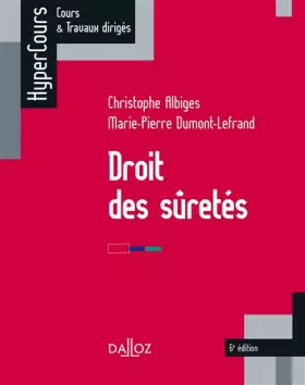 Couverture du produit · Droit des sûretés