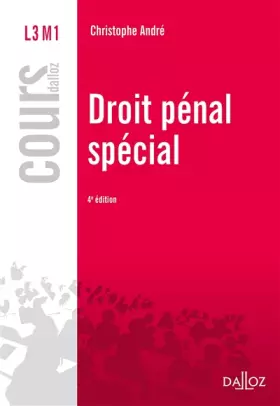 Couverture du produit · Droit pénal spécial - 4e éd.