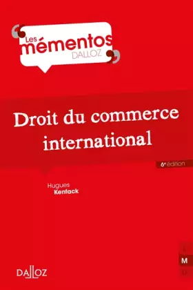 Couverture du produit · Droit du commerce international