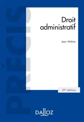 Couverture du produit · Droit administratif - 27e ed.