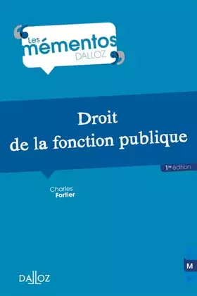 Couverture du produit · Droit de la fonction publique