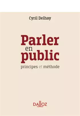 Couverture du produit · Parler en public - Principes et méthode