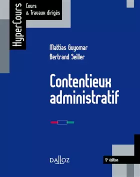 Couverture du produit · Contentieux administratif