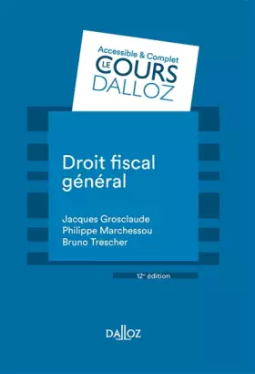 Couverture du produit · Droit fiscal général