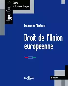 Couverture du produit · Droit de l'Union européenne