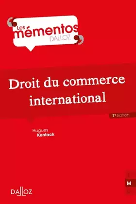 Couverture du produit · Droit du commerce international - 7e ed.