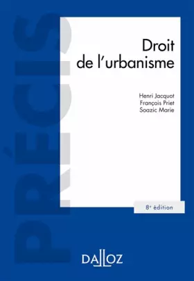 Couverture du produit · Droit de l'urbanisme. 8e éd.