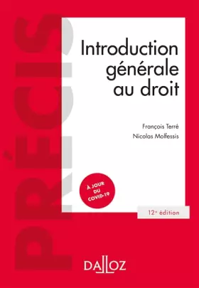 Couverture du produit · Introduction générale au droit