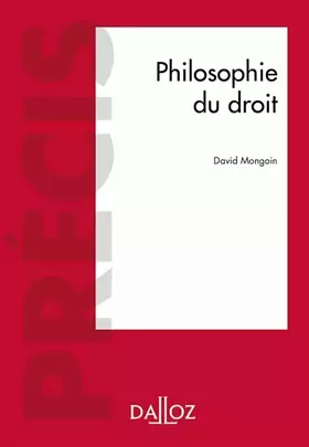 Couverture du produit · Philosophie du droit