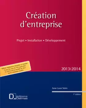 Couverture du produit · Création d'entreprise 2013 : Projet, installation, développement