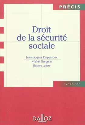 Couverture du produit · Droit de la sécurite sociale - 17e éd.: Précis