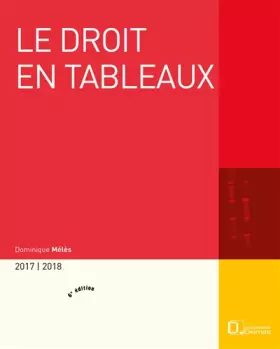 Couverture du produit · Le droit en tableaux