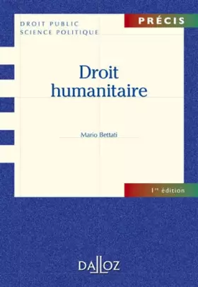 Couverture du produit · Droit humanitaire
