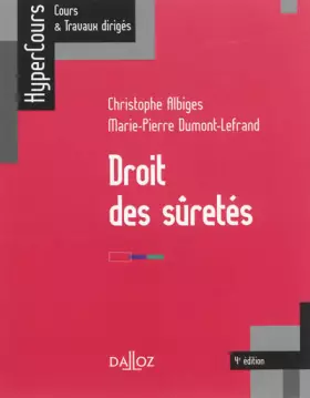 Couverture du produit · Droit des sûretés - 4e éd.