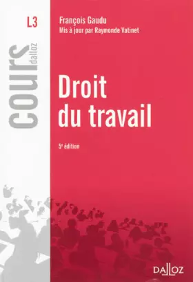 Couverture du produit · Droit du travail - 5e éd.