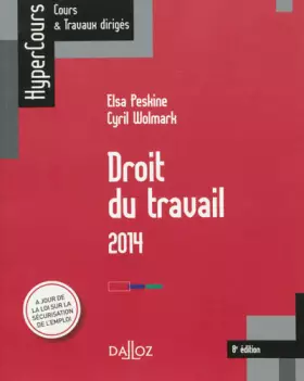 Couverture du produit · Droit du travail 2014 - 8e éd.