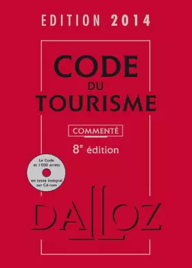Couverture du produit · Code du tourisme 2014 - 8e éd.