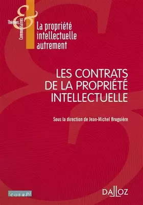 Couverture du produit · Les contrats de la propriété intellectuelle