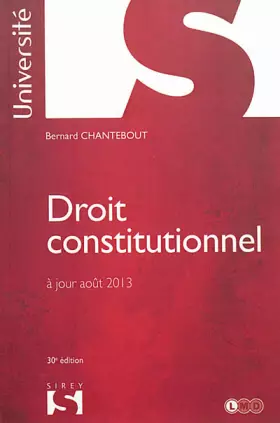 Couverture du produit · Droit constitutionnel - 30e éd.