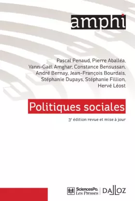 Couverture du produit · Politiques sociales