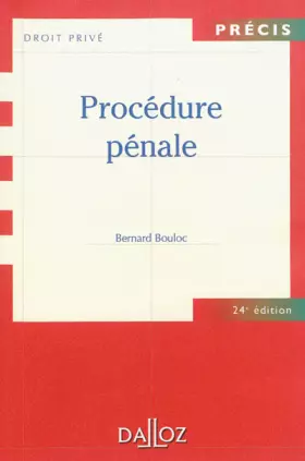 Couverture du produit · Procédure pénale - 24e éd.