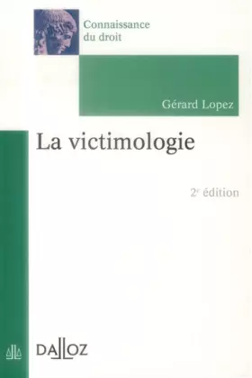 Couverture du produit · La victimologie
