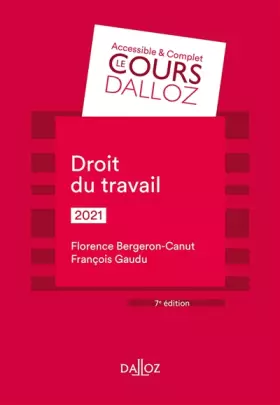 Couverture du produit · Droit du travail