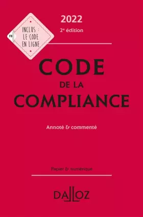 Couverture du produit · Code de la compliance 2022 2ed