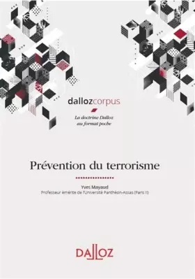 Couverture du produit · Prévention du terrorisme