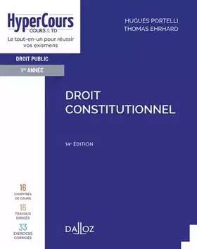 Couverture du produit · Droit constitutionnel. 14e éd.