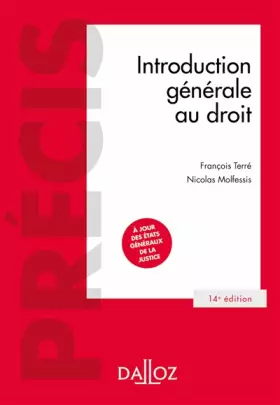 Couverture du produit · Introduction générale au droit. 14e éd.