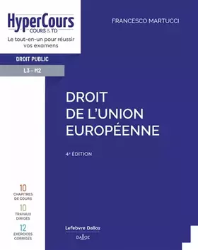 Couverture du produit · Droit de l'Union européenne. 4e éd.