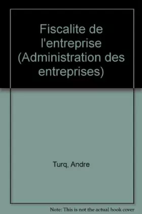 Couverture du produit · Fiscalité de l'entreprise