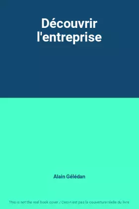 Couverture du produit · Découvrir l'entreprise