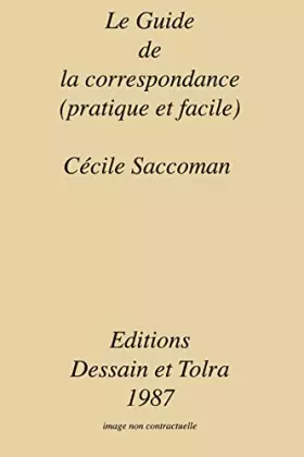 Couverture du produit · GUIDE CORRESPONDANCE