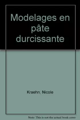 Couverture du produit · Modelages en pâte durcissante