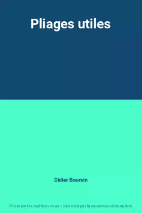 Couverture du produit · Pliages utiles