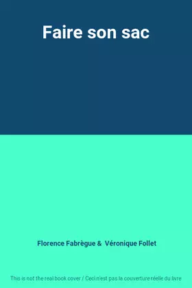Couverture du produit · Faire son sac